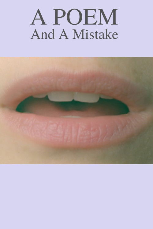 A Poem and a Mistake (2023) poster