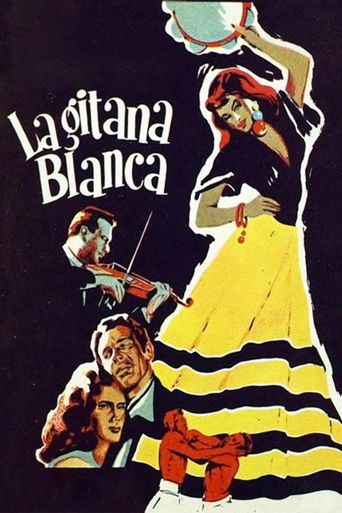La gitana blanca (1954) poster