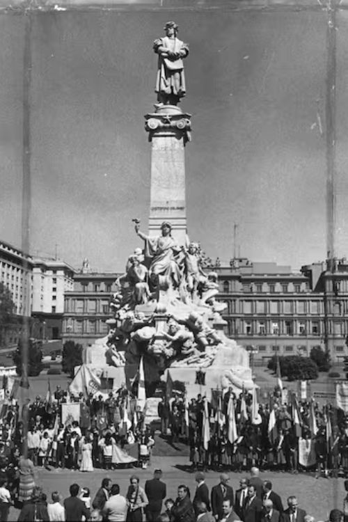 El monumento a Cristóbal Colón (1921) poster
