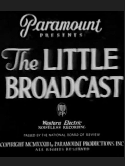 The Little Broadcast (1933) poster