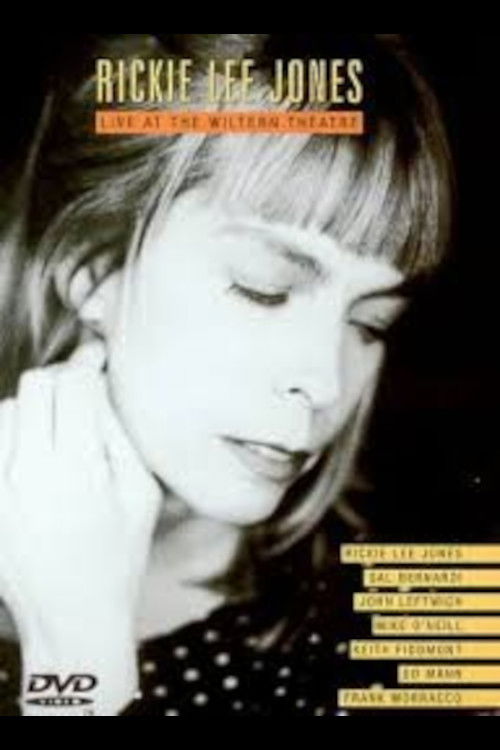 Rickie Lee Jones ‎– Live At The Wiltern Theatre (1999) poster