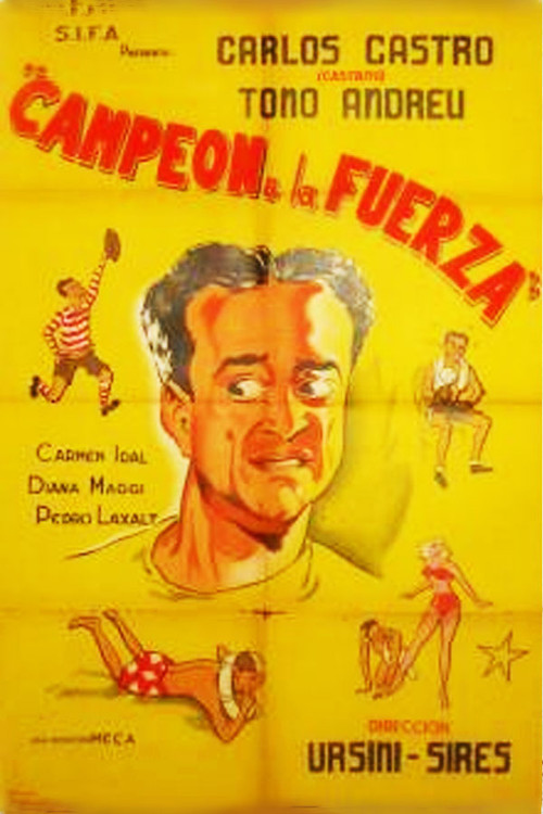 Champion by force (1950) poster