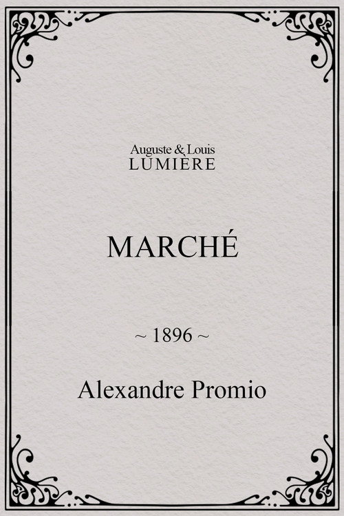 Marché (1896) poster