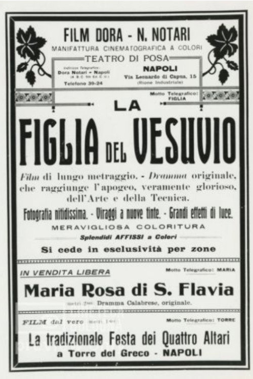 The Daughter of Vesuvius (1912) poster