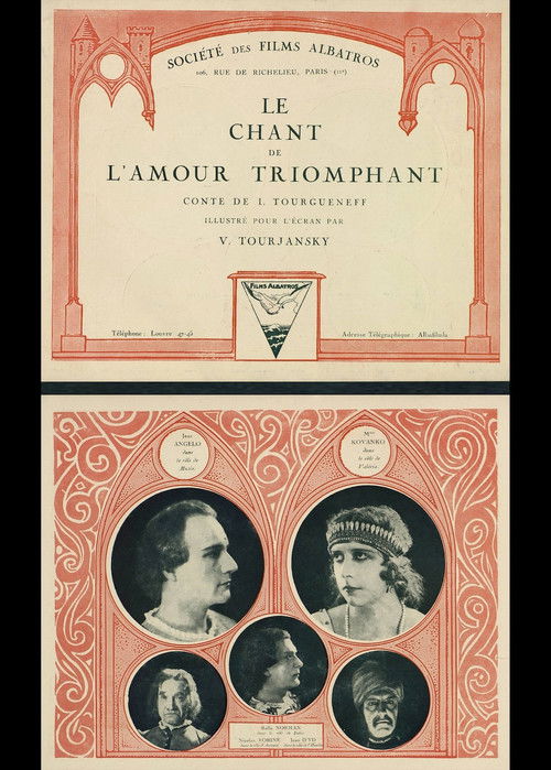 Le chant de l'amour triomphant (1923) poster