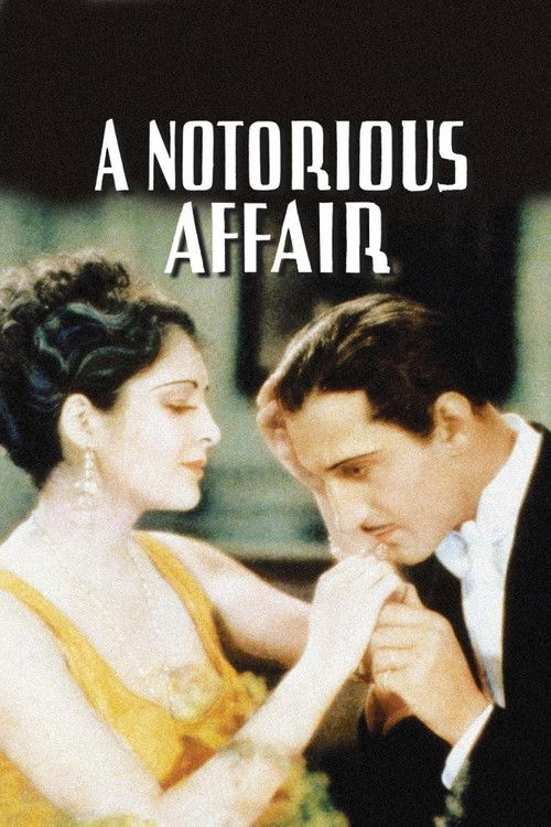 A Notorious Affair (1930) poster