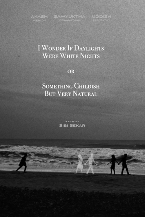 I Wonder If Daylights Were White Nights or Something Childish But Very Natural (2022) poster