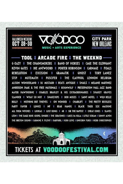 Arcade Fire 2016-10-31 Voodoo Music + Arts Experience, New Orleans (2016) poster