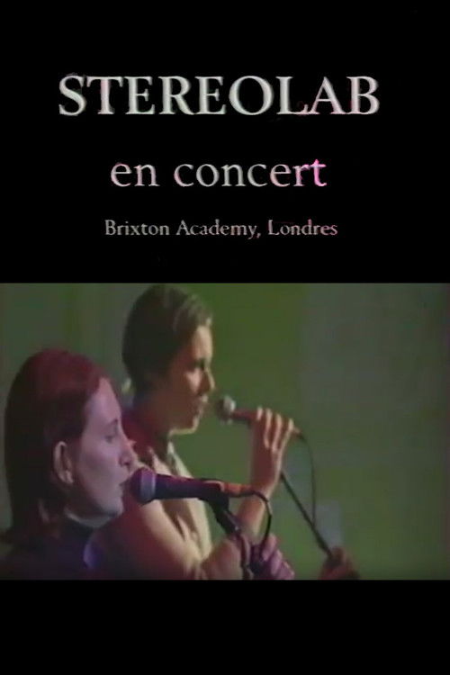 Stereolab in Concert Brixton Academy London (1995) poster