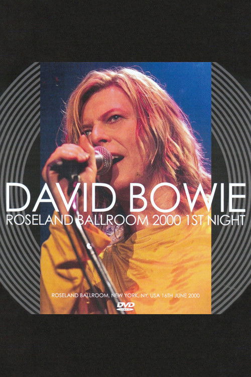 David Bowie: Roseland Ballroom, NYC (2000) poster