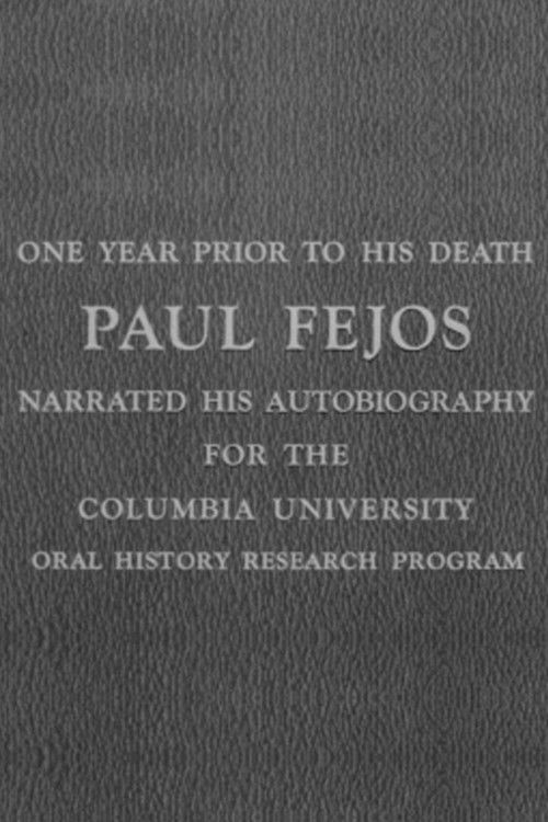 Fejos Memorial (1963) poster