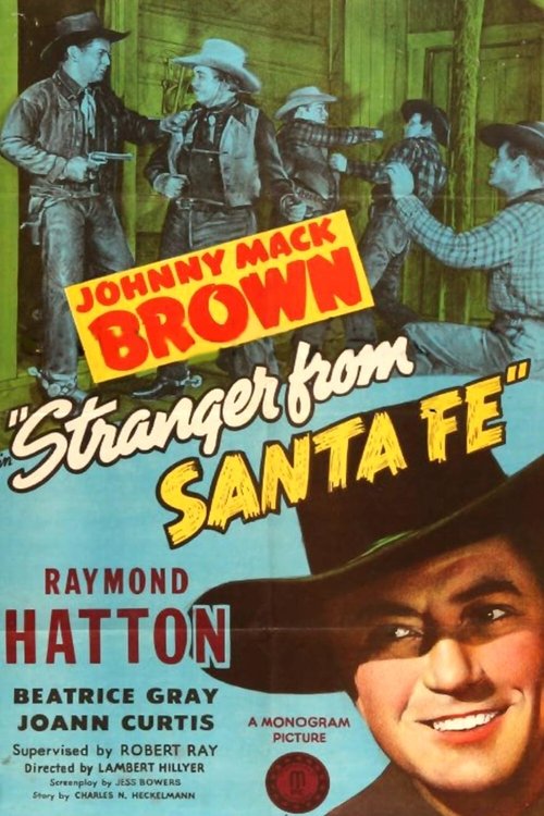 Stranger from Santa Fe (1945) poster