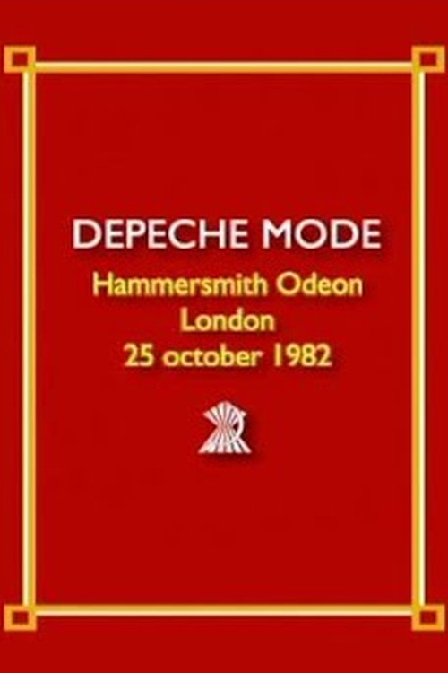Depeche Mode - Live at Hammersmith Odeon 1982 (1982) poster