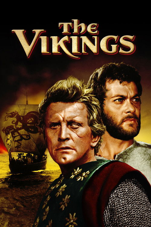 The Vikings (1958) poster