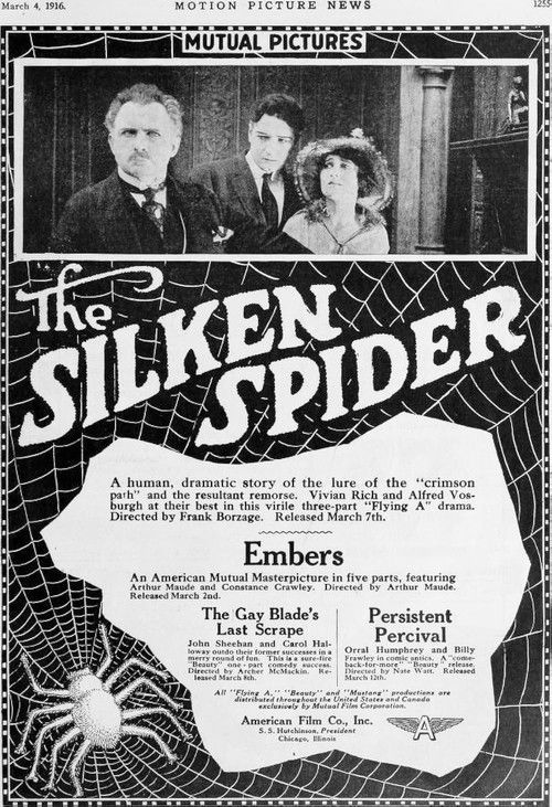 The Silken Spider (1916) poster