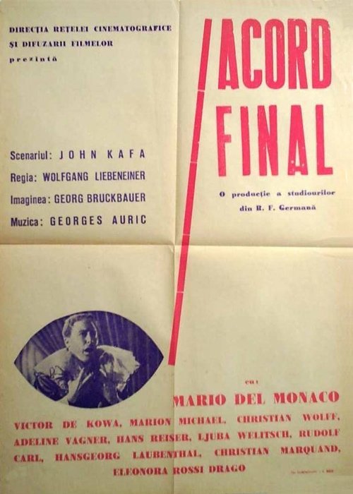 Schlussakkord (1960) poster