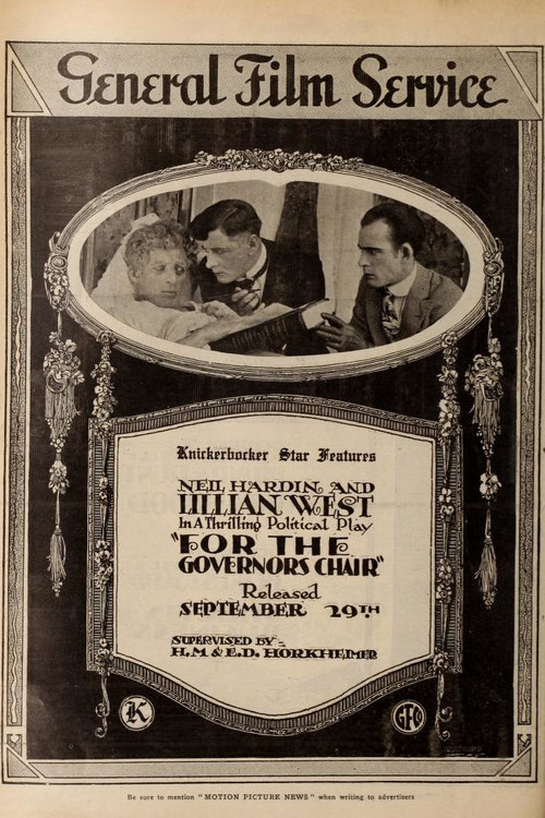 For the Governor's Chair (1916) poster