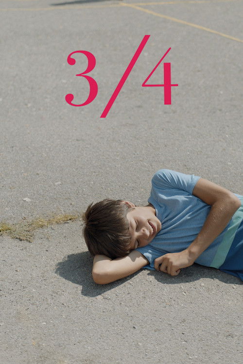 3/4 (2017) poster
