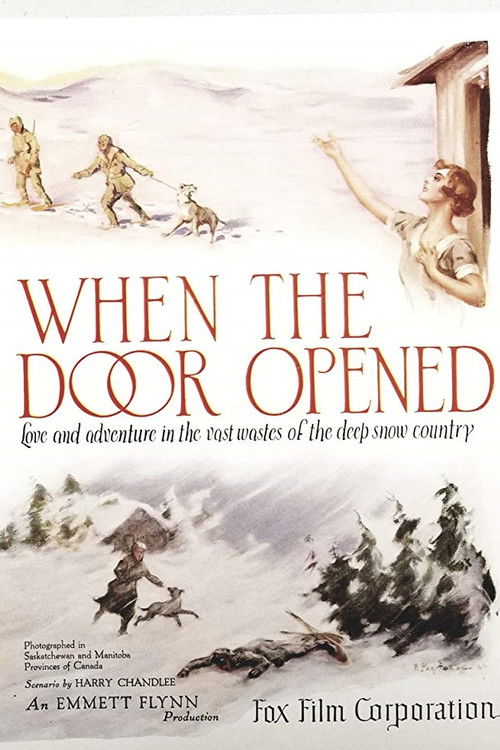 When the Door Opened (1925) poster