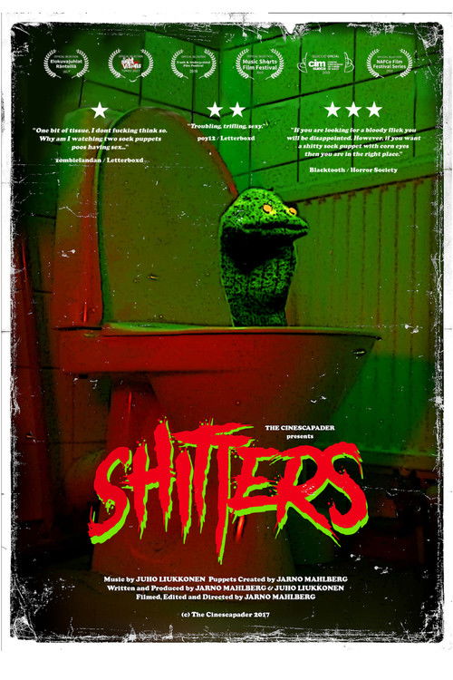 Shitters (2017) poster