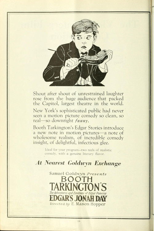 Edgar's Jonah Day (1920) poster