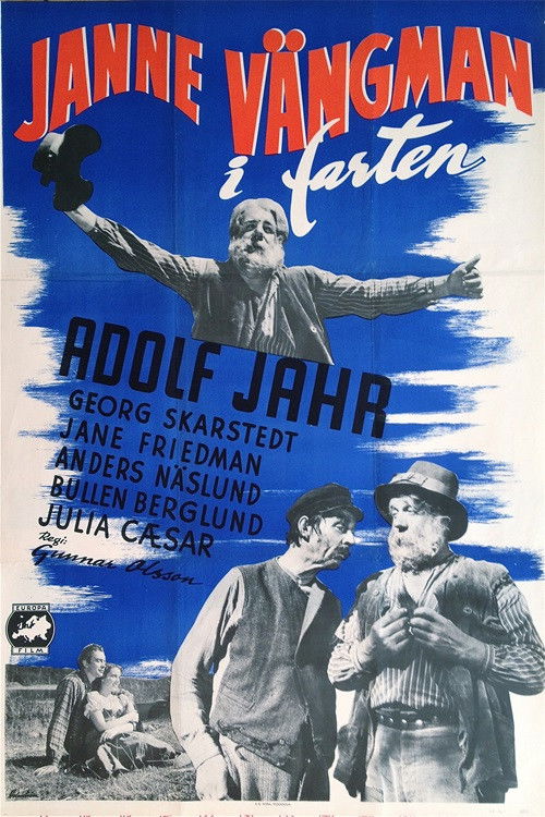Janne Vängman i farten (1952) poster