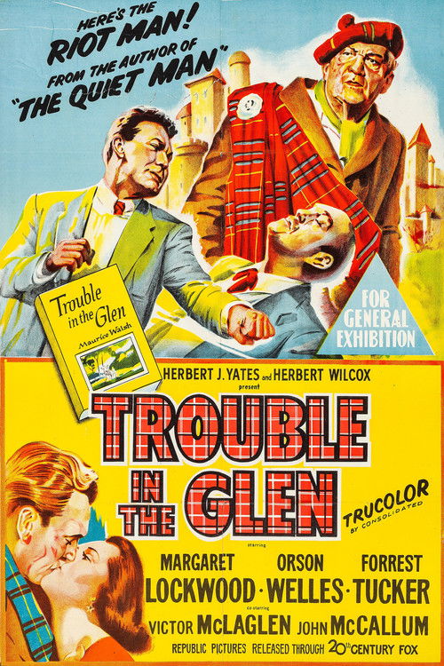 Trouble in the Glen (1954) poster