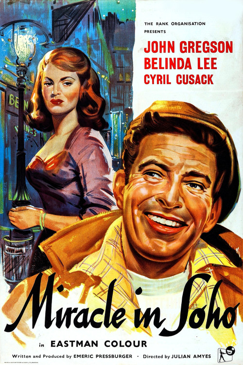 Miracle in Soho (1957) poster