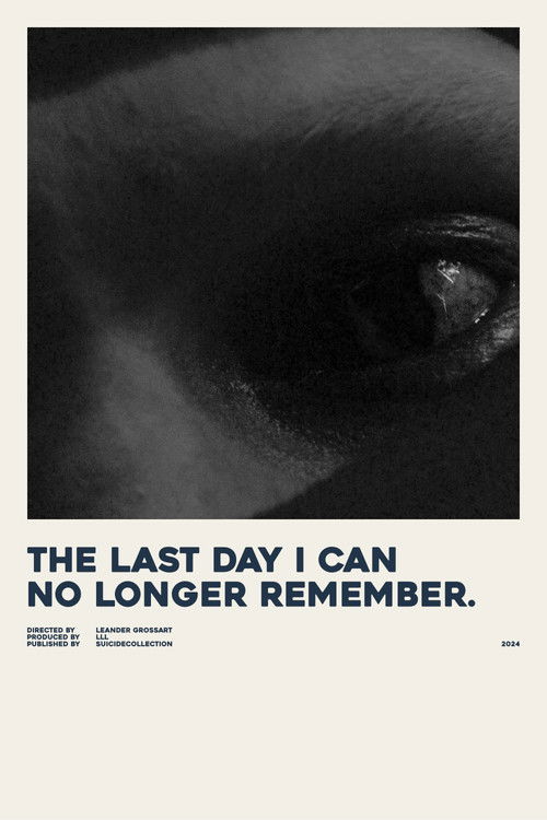 the last day i can no longer remember. (2024) poster
