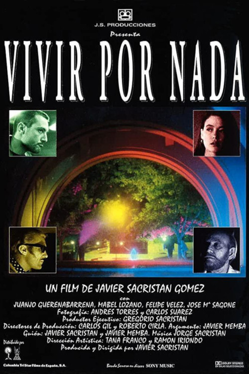 Vivir por nada (1992) poster