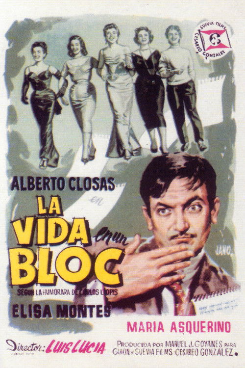 La vida en un bloc (1956) poster