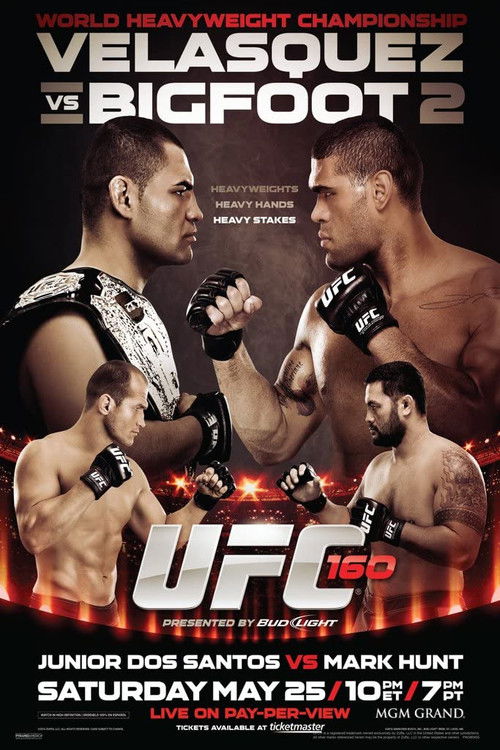 UFC 160: Velasquez vs Bigfoot 2 (2013) poster