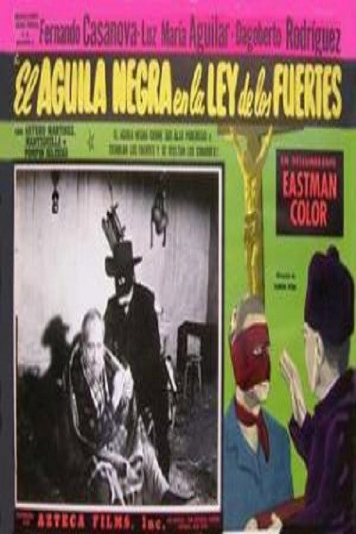 El águila negra en la ley de los fuertes (1958) poster