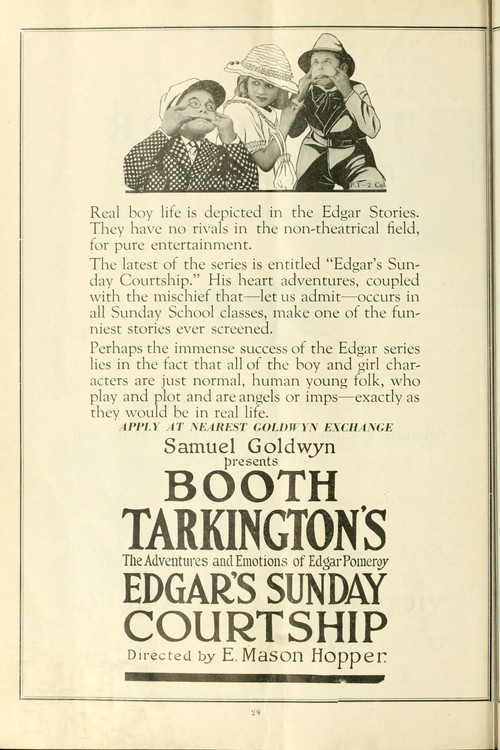 Edgar's Sunday Courtship (1920) poster