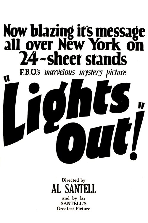 Lights Out (1923) poster