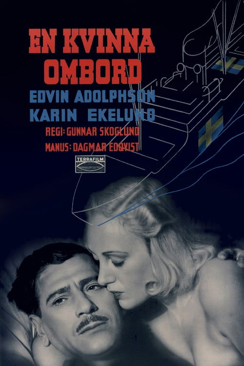 En kvinna ombord (1941) poster