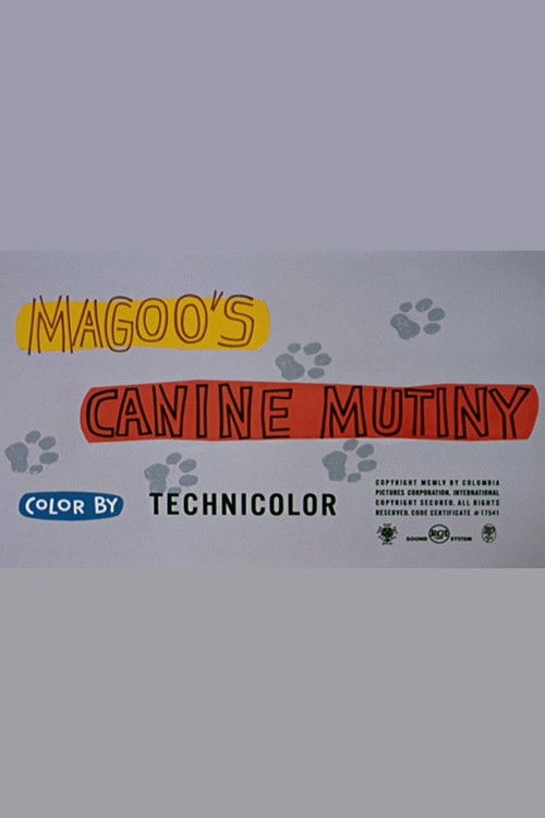 Magoo's Canine Mutiny (1956) poster