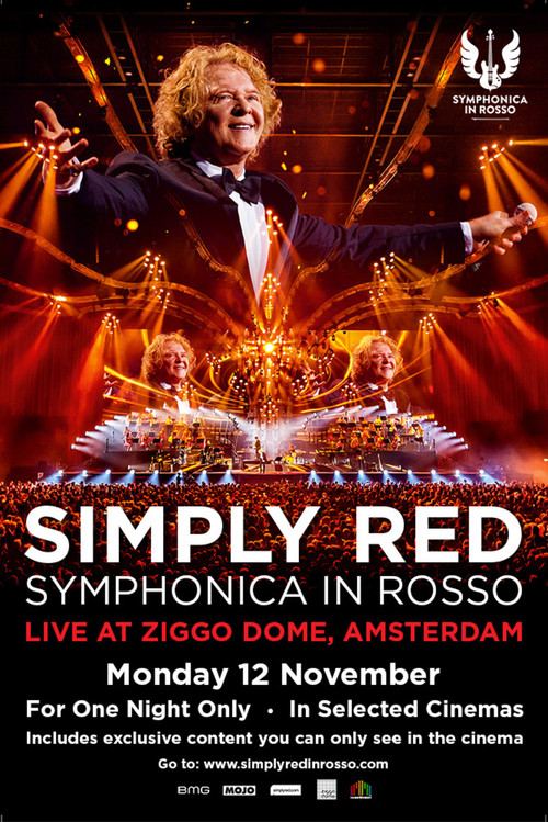 Simply Red - Symphonica In Rosso - Live At Ziggo Dome, Amsterdam (2018) poster