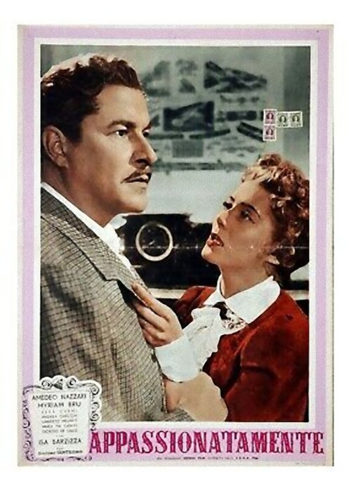 Appassionatamente (1954) poster