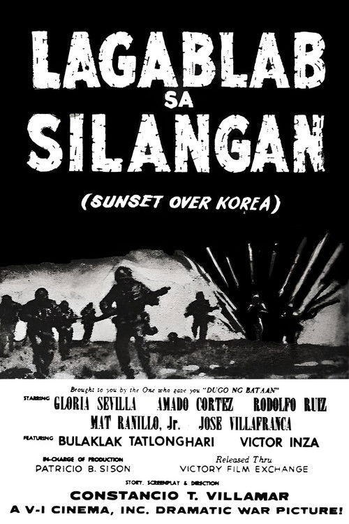 Lagablab sa Silangan (1956) poster