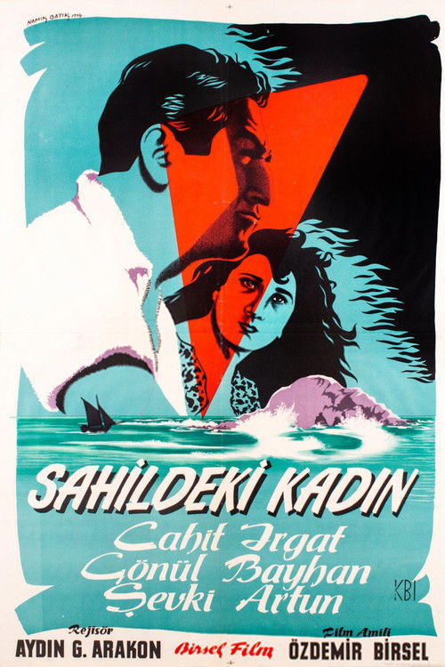 Sahildeki Kadın (1954) poster