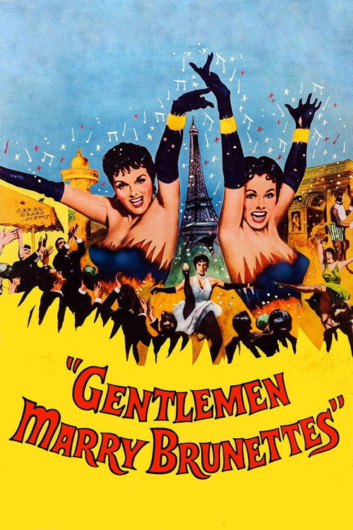 Gentlemen Marry Brunettes (1955) poster