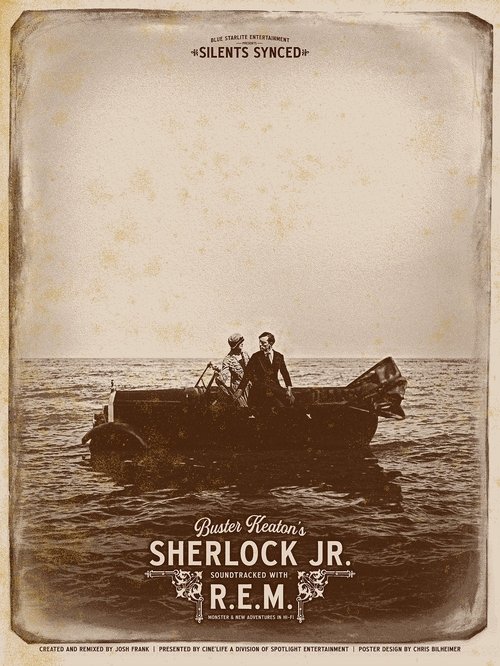 R.E.M x Buster Keaton's Sherlock Jr (2026) poster