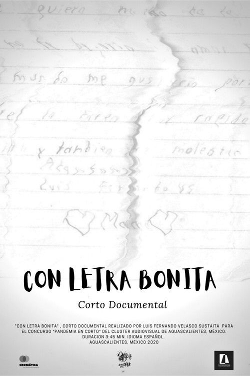 Con letra bonita (2021) poster