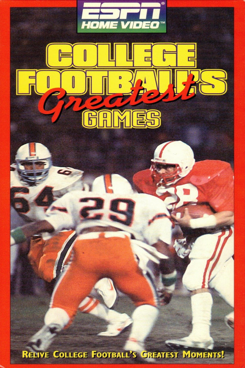 College Football's Greatest Games (1995) poster