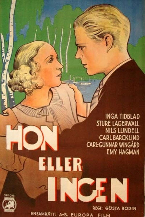 Hon eller ingen (1934) poster