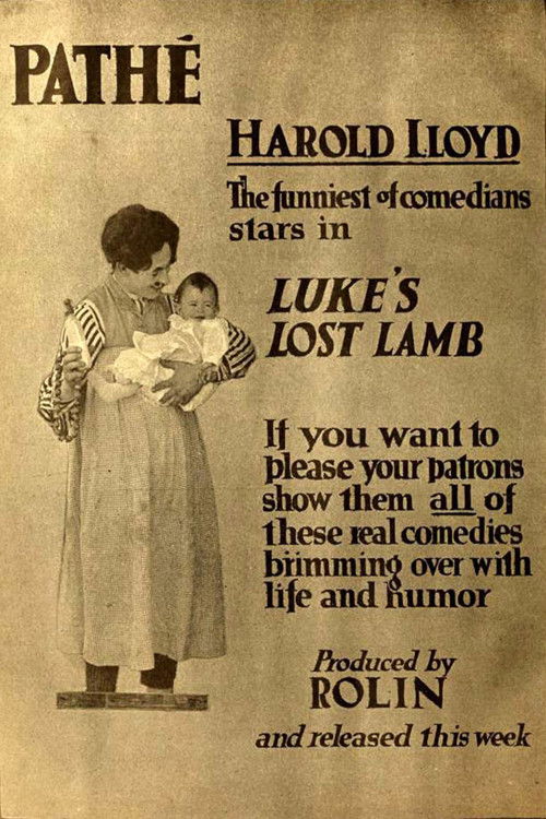 Luke's Lost Lamb (1916) poster