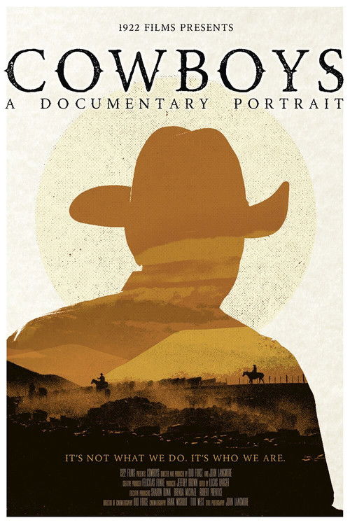 Cowboys: A Documentary Portrait (2019) poster