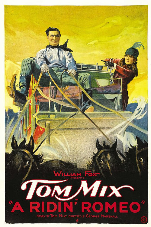 A Ridin' Romeo (1921) poster