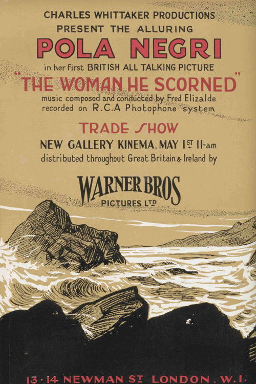 The Woman He Scorned (1929) poster
